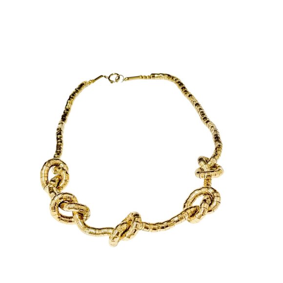 Vintage Bendable Gold Snake Necklace, Design your own Necklace 4 feet long! - Picture 17 of 17